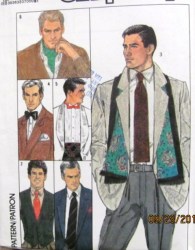 8785 BIAS TIE,BUTTERFLY BOW TIE,SCARF,CUMMERBUND PATTERN