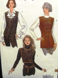 8795 EZ VOG SMART LINED VESTS LENGTHS, BACK BELT PATTERN 8-12
