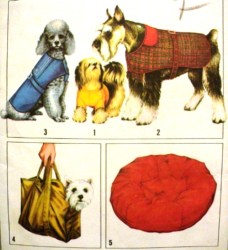 8802 DOG STRETCH T SHIRT,COATS,BED,CARRY BAG PATTERN S-L