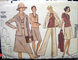 8806 VOGUE 70' CHIC KNIT OR NOT WARDROBE SO EZ  PATTERN 14
