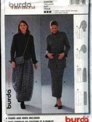 8849 LINED JACKET LENGTHS,GATHER/TAPER SKIRT PATTERN 10-20