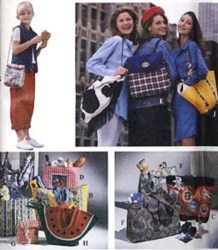 8852 7 HANDBAGS, BACKPACKS, TOTES FUN BAG PATTERN