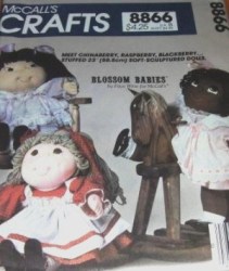 8866 MCCALLS 23''  BLOSSOM BLACKBERRY, CHINABERRY, RASPBERRY DOLLS PATTERN