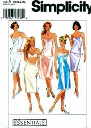 8969 SIMPLICITY BIAS 1/2 SLIP 3 LENGTHS, SLIP 2 LENGTHS, CAMI PATTERN 6-24 UNCUT