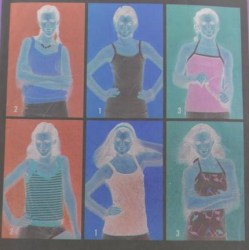 9035 PULLOVER KNIT STRAPPY CAMI TOPS PATTERN 6-10,10-14