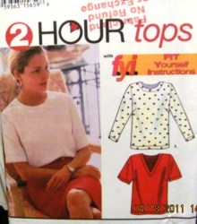 9086 2 HOUR SS-LS FIT PULLOVER TOPS PATTERN 8-14,12-18