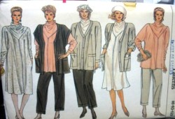9090 VOGUE MATERNITY JACKET, VEST, DRESS, TOP, PANTS PATTERN 8-12