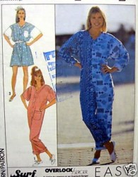 9138 SIMPLICITY LOOSE BUTTON POCKET JUMPSUIT LENGTHS PATTERN SM PETITE 6-12 2 SIZES