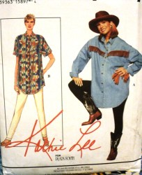 9171 LONG BOXY SS-LS MATERNITY SHIRT,KNIT LEGGINGS PATTERN 10-16