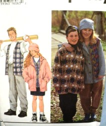 9238 KIDS PANTS,SKIRT,VEST,BUTTON HOODI JACKET,HAT PATTERN 7-10