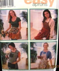 9333 9684 DESIGN YR 1/2 OR FULL/TABARD/POCKET APRON PATTERN S-L