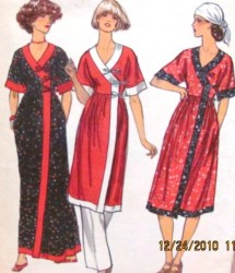 9457 VOGUE WRAP SS EMPIRE TUNIC,DRESS LENGTHS,PANTS PATTERN 10