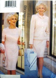 9587 VOG SMART SHORTER JACKET, SS DRESS PATTERN 14-18