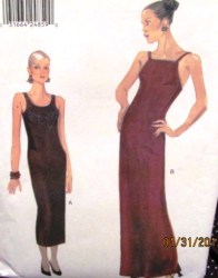 9594 VOGUE EZ KNIT LONG SLVLSS ST-A-DRESS LENGTHS PATTERN 6-10