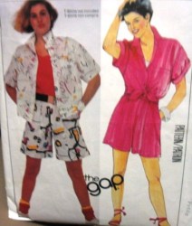 9635 MCCALLS BOXY TIE SS SHIRT, SHORTS PATTERN SM 10-12