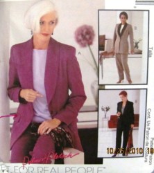 9645 MCCALLS LINED COLLAR JACKET, PANTS PATTERN 8,10,12,,16,18 ,20, 24