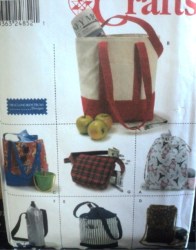9658 UTILITY SHAPED BAGS,HOLDERS,TOTES,PJ BAG PATTERN