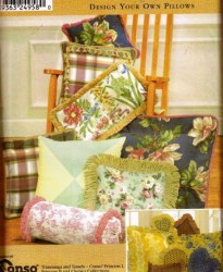 9683 DESIGN YR SQ,FLANGE,MITER,SOFA,ROLL,SHAPED PILLOW PATTERN