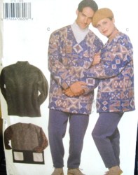 9731 SO EZ UNISEX FLEECE/KNIT TOP LENGTHS,PANTS PATTERN XS-XL