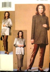 9733 VOGUE EZ MAT TIE JACKET,TOP,LONG SKIRT,PANTS PATTERN 6-10