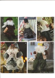 9869 Simplicity  21'' REGAL SANTA CLAUSE DOLL, CLOTHING PATTERN