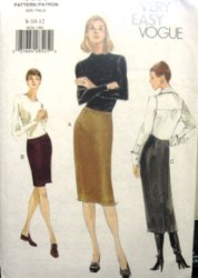 9928 EZ VOGUE TAPER CONTOUR # LO RISER SKIRT LENGTHS PATTERN 8-12,14-18 choice uncut