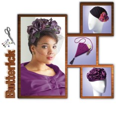 4695  CLOCHE/ SHY NETS/ FLOWERS HATS, EVE 8X10 BAG PATTERN