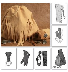 5733 HISTORIC GREAVES,GLOVES,POUCHES,BRACERS,LOOP PATTERN