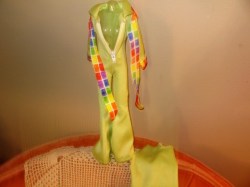 12'' 1975  CHER DOLL  PINK CORAL  FLOOR HALTER GOWN, SOLO