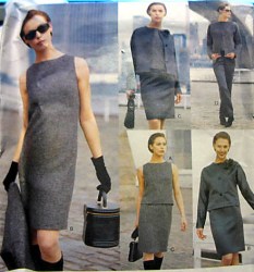 1687 VOGUE EASY JACKET, SHELL TOP, DRESS, BOTTOMS PATTERN 6-10 UNCUT