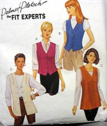 8804 MCCALLS PALMER / PLETSCH PERFECT LINED VESTS PATTERN  12, or 14, 16 or 22  choice uncut