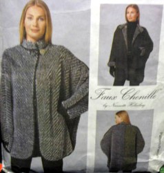 8528 MCCALLS REVERSIBLE FAUX CHENILLE JACKET PATTERN 6-24