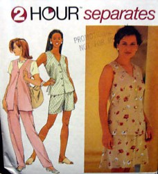 7187 SIMPLICITY 2 HR TOPS, SKIRT, PANTS, SHORTS PATTERN 6-16 XS - MEDIUM