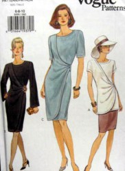 8999 EASY VOGUE TAPER OVERLAY DRESS, TOP, SKIRT PATTERN 6-10