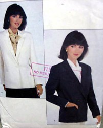 8083 VOGUE 1970s LINED HIP 1-2 BREASTED JACKET PATTERN 8, 10, 12, 14 or 16 choice uncut