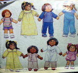 9091 733 MCCALLS BLOSSOM 18'', 23'' SOFT SCULPTURE DOLLS, CLOTHES PATTERN
