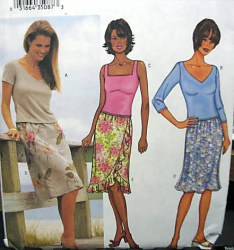 3535 EZ PULLOVER TOP, SKIRT LENGTHS PATTERN 18-22, 12-16