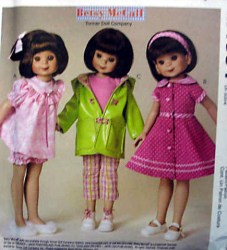 4334  MCCALLS 8'',14'' BETSY MCCALL TONNER DOLL CLOTHES PATTERN