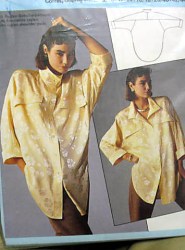6230 BOXY RAGLAN SHIRT PATTERN 8/10-42/44