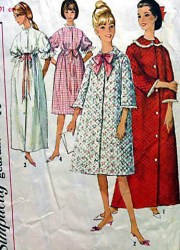 5726 SIMPLICITY 1964 HOUSECOAT, ROBE LENGTHS  PATTERN  14 34B or 16 36B uncut choice