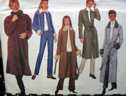 3274 UNLINED JACKET MINI-MAXI LENGTH PATTERN 8-12,14-18,20-24
