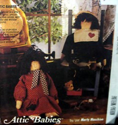 5077 22''WINNIE & WOODIE WHOOPIE ATTIC DOLLS PATTERN