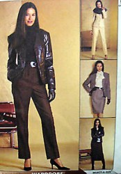 3028 JACKET,BLOUSE,SKIRT LENGTHS,PANTS PATTERN 8-22 3 SZS