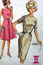 6759 STRT-FLARE 63 DRESS SLVS OR NOT PATTERN 10 31