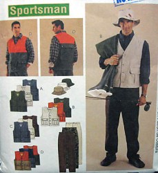 2420 SPORTY/FISHING VEST,PANTS,HAT PATTERN 40-44,46-50