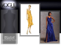 1031 VOGUE SASSOON SULTRY KNEE-FLOOR STRAPPY DRESS PATTERN 12-16,18-22 UNCUT choice