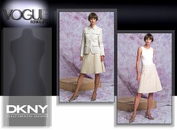 2791 VOGUE DONNA KARAN DKNY A-WRAP LO RISE SKIRT, JACKET PATTERN 8-12, 14-18 choice uncut