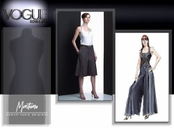2807  VOGUE MONTANA KNIT TOP,  FLARE LO RISE CULOTTES PATTERN 6-22 3 SIZES uncut Choice