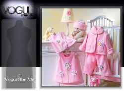 7957 VOGUE FLEECE JACKET, DETACH COLLAR, VEST, JUMPER,  HAT CHILD PATTERN 1-4
