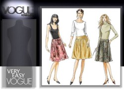 8127 EZ VOGUE PLEAT / YOKE/ BUBBLE A-SKIRT PATTERN 14-20